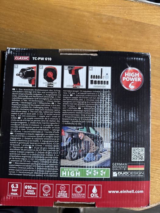 Pistol impact pneumatic