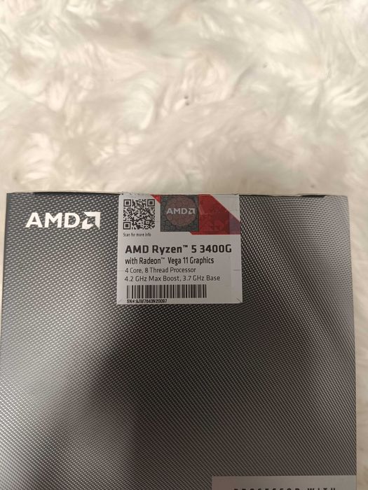 AMD Ryzen 5 3400G Nou + Cooler