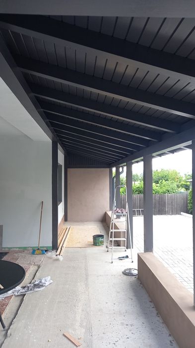 Terase lemn,Foișore,Pergole Carport,Riflaj sauna cu spațiu ciubar.