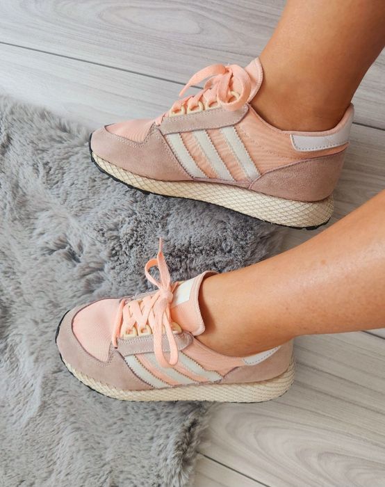 Adidas W 11 Originals Forest Grove W Retro Shoes Pink , 36 1/2