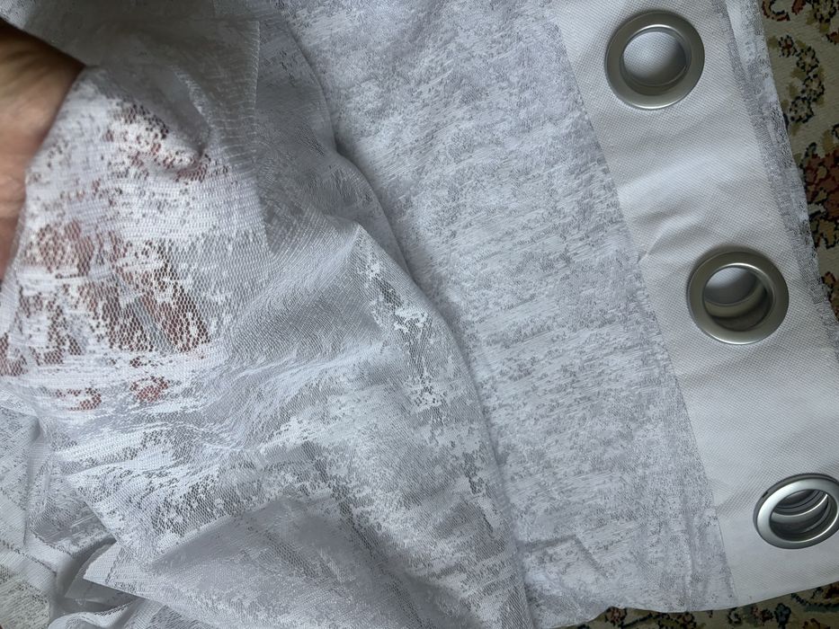 Гардина+штора+тюль на люверсах