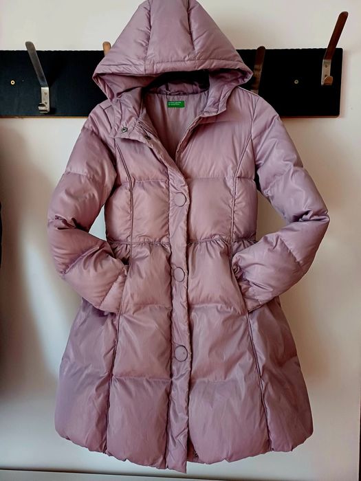 Geaca United Colors of Benetton cambrata, cloș, evazata