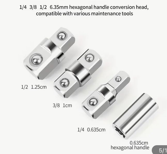 Удължител за тресчотка 1/2 , 3/8 , 1/4