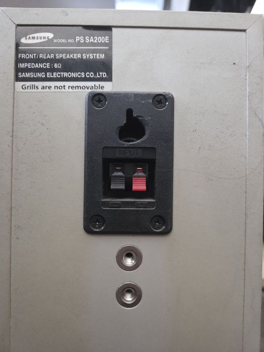 JVC аудио система със суббуфер и съраунд Samsung колони