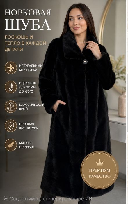 Продам шубу норковую