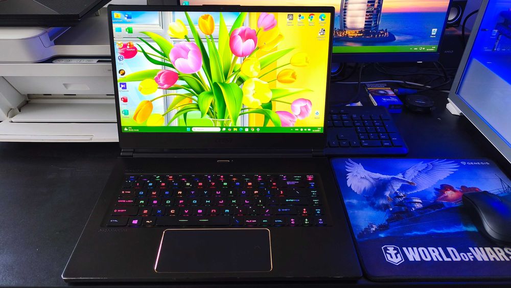 Геймърски лаптоп MSI с Intel i7 / RTX 2070 8Gb / 16Gb RAM / SSD 512Gb / 240Hz IPS