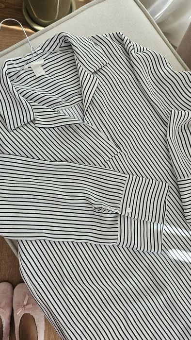 H&M риза на райе Oversize, M размер