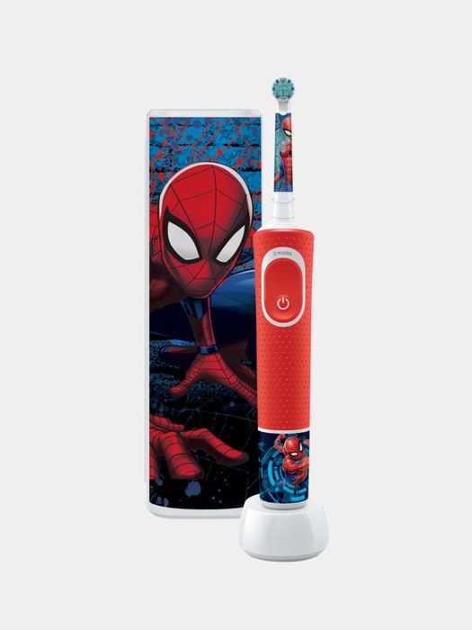 Электрическая зубная щетка для детей Oral-B Vitality kids Spider man