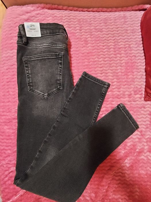 Vand blugi skinny Mango gri, mas 34