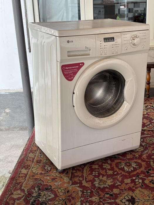 Lg 5kg kirmoshinasi sotiladi holatlari ishlashlari yuvishla yahshi …..