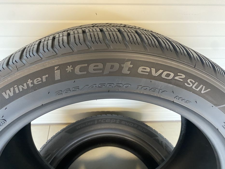 2бр зимни гуми265/45/20/Hankook Icept Evo2 SUV/dot4320/5.3мм грайпфер
