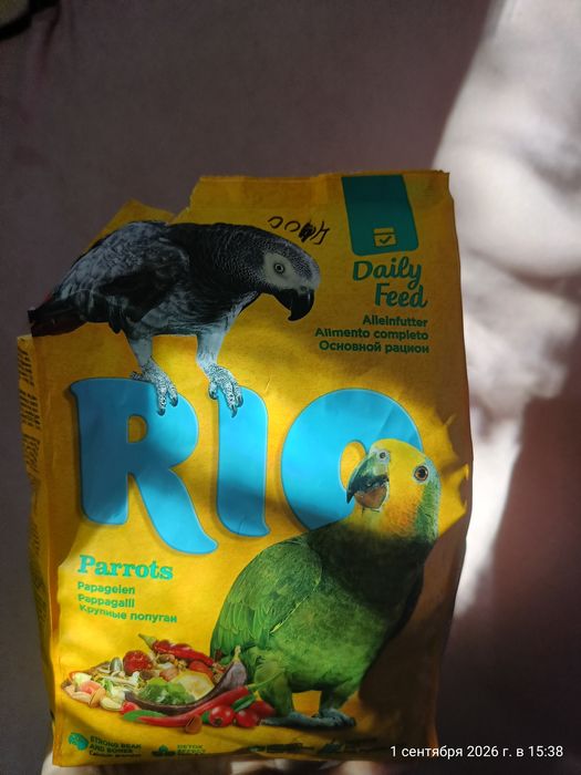 Корм RIO для крупных попугаев