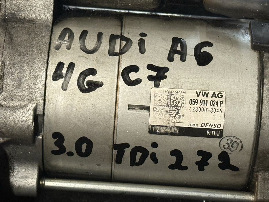 Стартер Ауди А6 Audi A6 4G C7 3.0 TDi 272 к.с. DENSO 059911024P