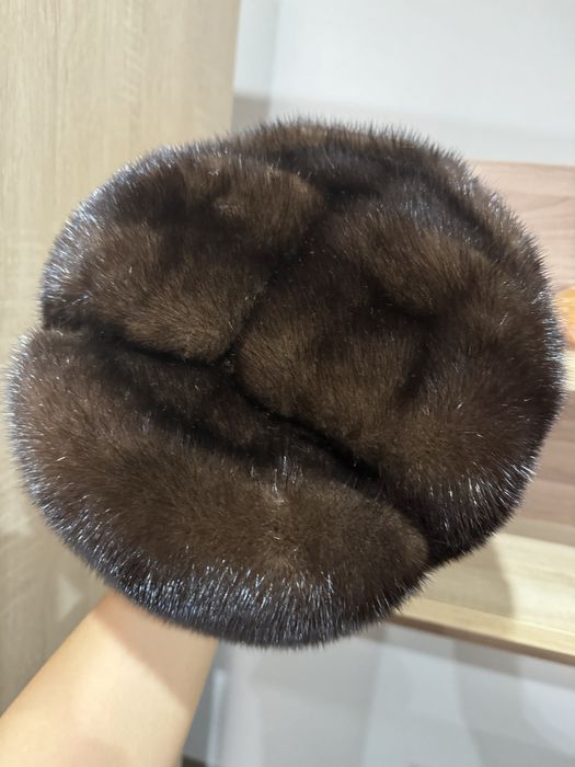 Норковая шапка мужская