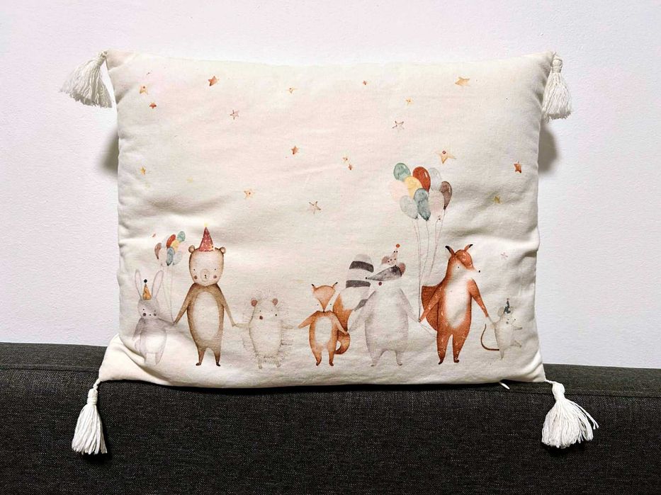 Детска възглавница "Горски приятели" от Zara Home