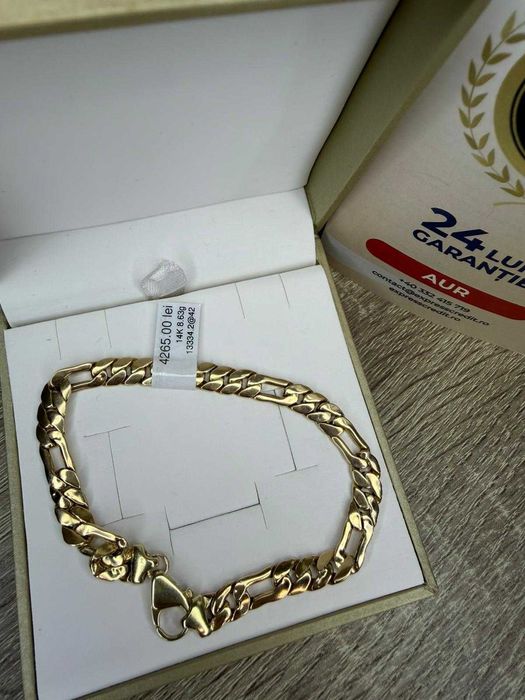 (AG42) Bratara aur 14k 8.63g b13334.2 - Garantie 2 ani!