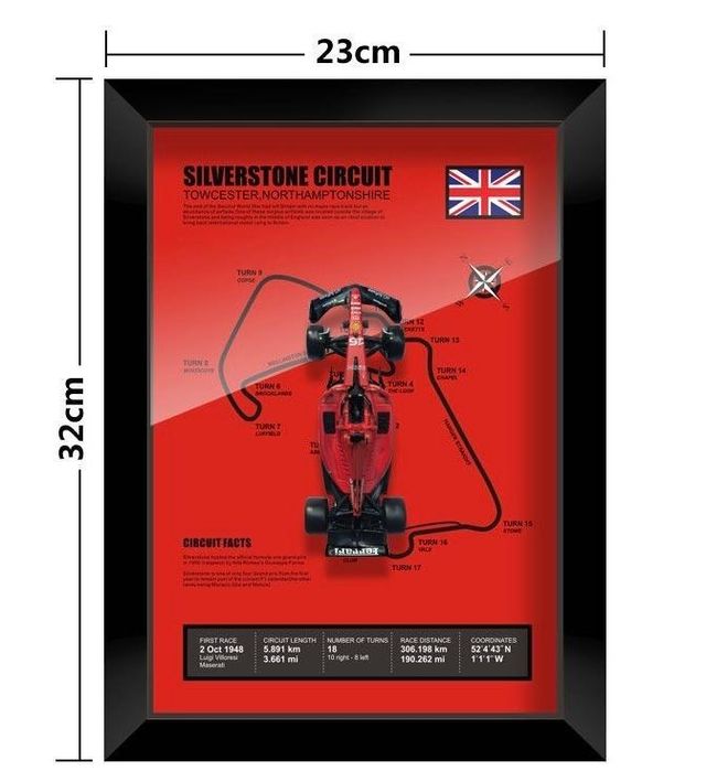 Постер с трассой из F1