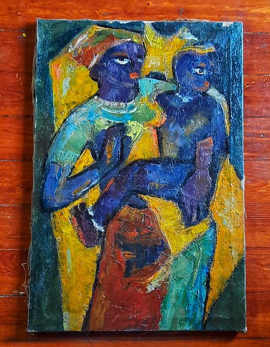 Янаки Манасиев стара маслена картина 1932-1978