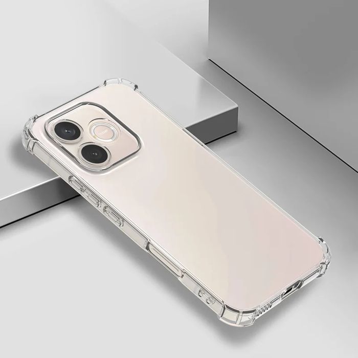 Honor 600 Lite 5G / Удароустойчив прозрачен силиконов кейс гръб с камера протектор