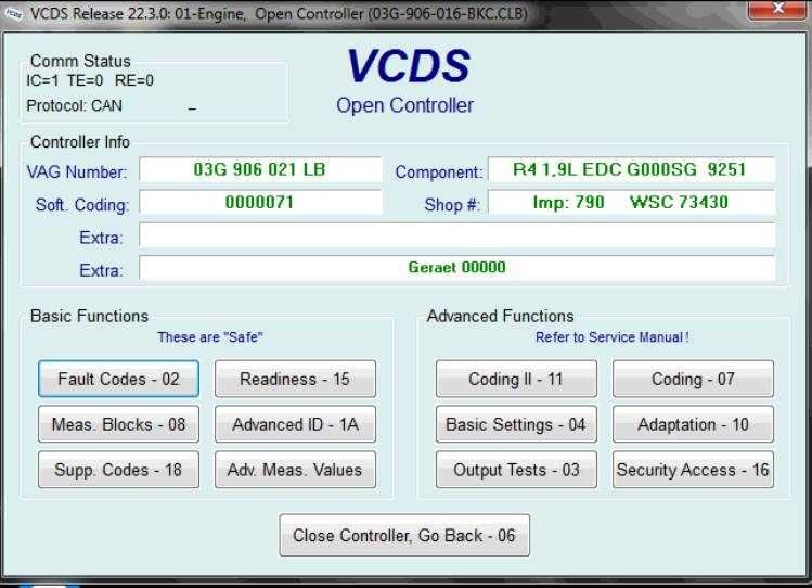 VagCom VCDS 25.3 дилърска диагностика за VAG групата