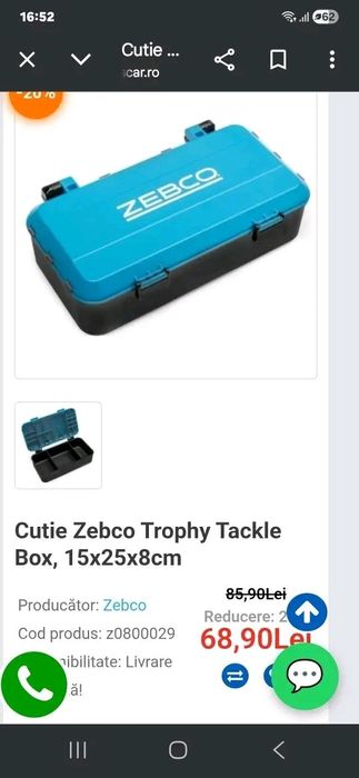 Cutii accesorii pescuit