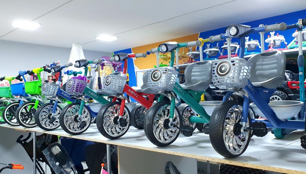 Большой ассортимент детских велосипедов