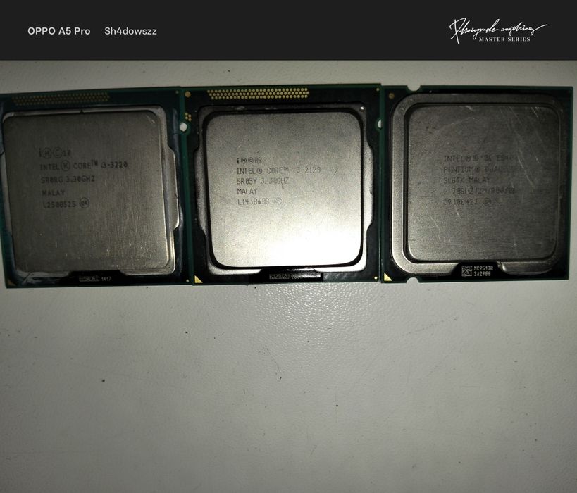 Продаю процессоры i3-3220 + i3-2120 + Pentium E5400