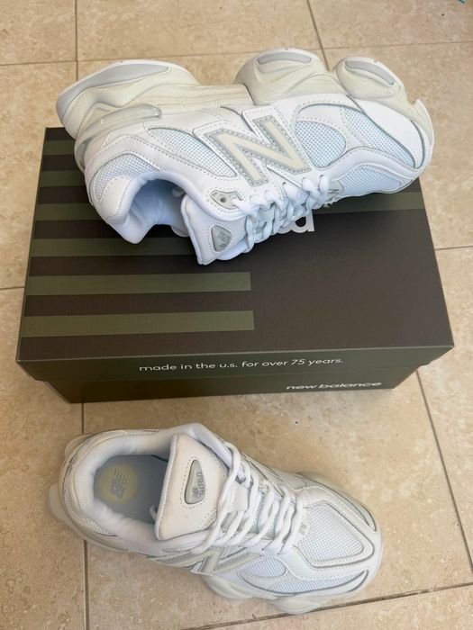 New Balance 9060 White Нови Оригинални Дамски Бели Маратонки [36-40 Номер]