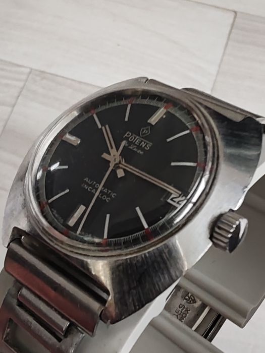 Ceas Potens De Luxe Automatic Calendar 35 mm Funcționează excelent!