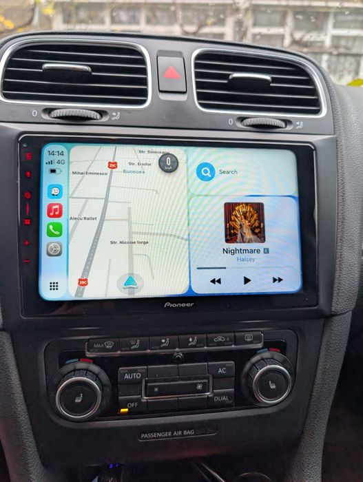 Navigație dedicată VW Golf 6 Pioneer SPH-PF97BT 4X50W,