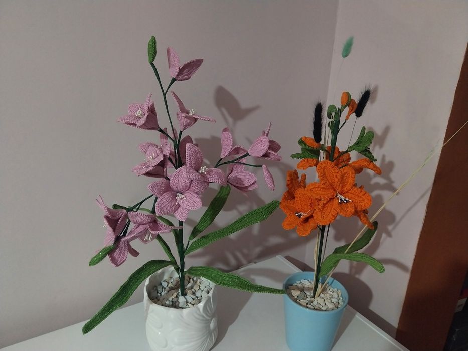 Vand flori crosetate