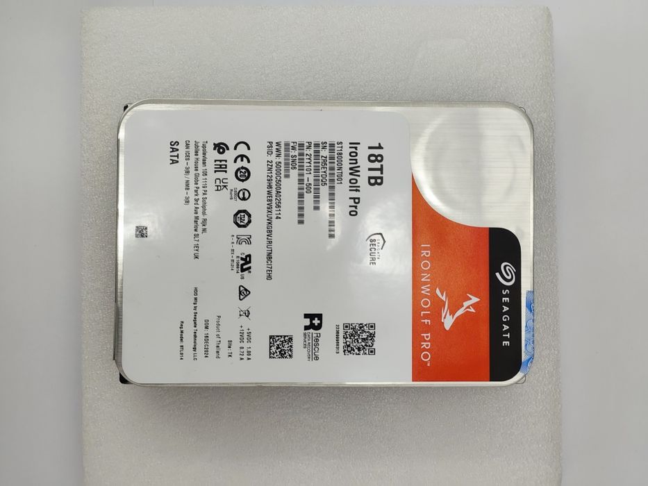 Seagate IronWolf Pro 18TB — новый HDD