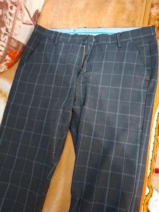 Брюки серые мужские
