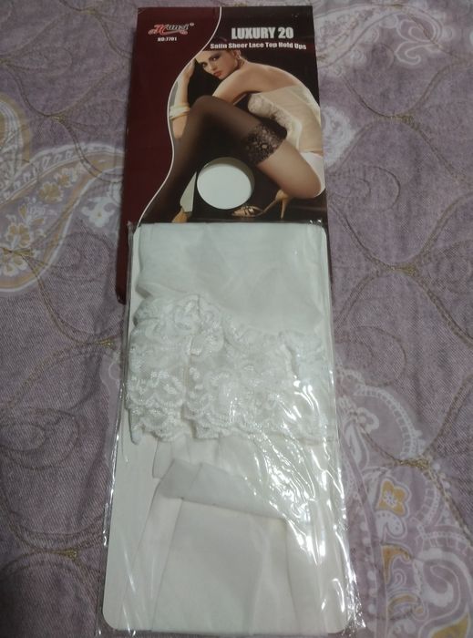 Женские чулки ажурные