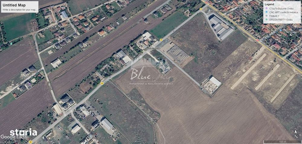Teren intravilan 3.000 mp – Ovidiu, Varianta catre Poiana