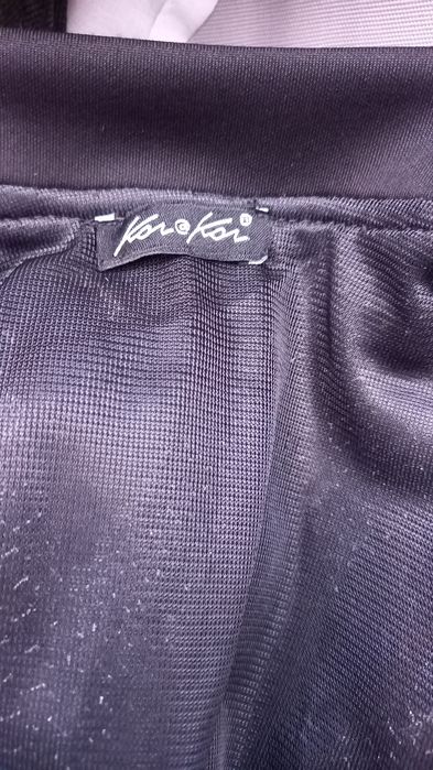 Jachetă  cu paiete alb negru