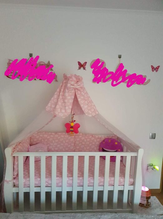 Protecții laterale, baldachin si suport pentru pătuț bebe