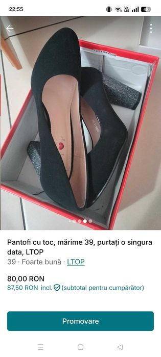 Pantofi dama mărime 39