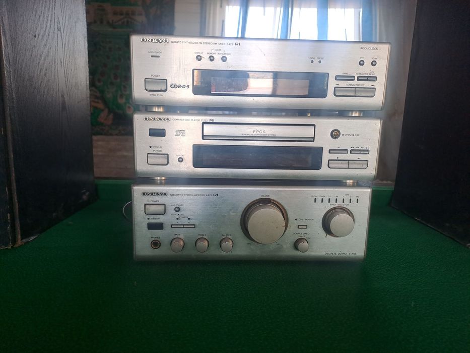 Sistem audio Onkyo + boxe Canton
