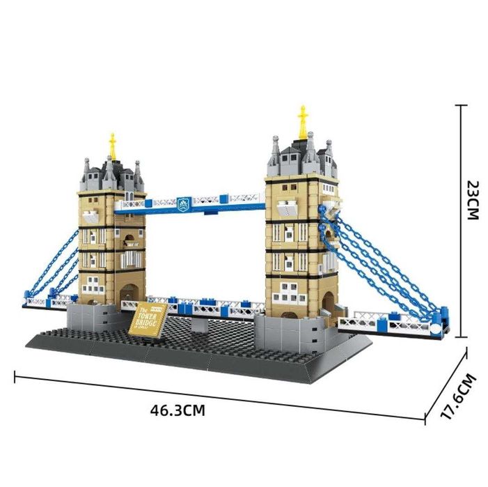 Конструктор лего для интерьера для взрослых, Tower Bridge