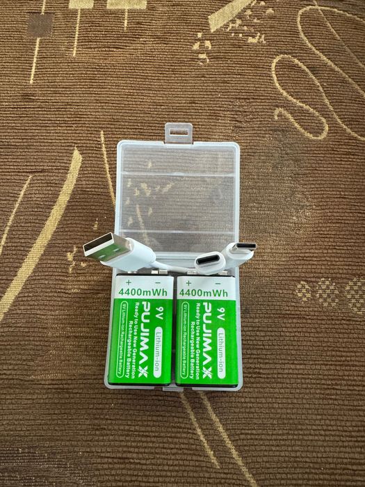 Презареждаема батерия 9V, Акумулаторна батерия 9V с капацитет 4400mAh