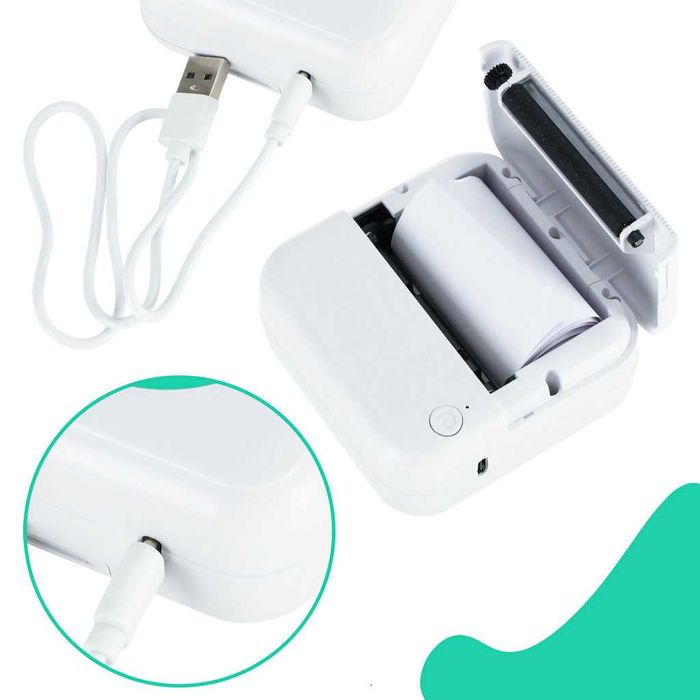 Безжичен мини Bluetooth термален принтер за телефон