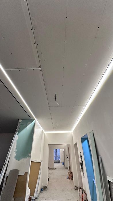 Монтаж гипсокартона