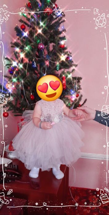 Qizchalarga kuylakcha 1 yoshdan faqat bir marta kiygan yap yangiday