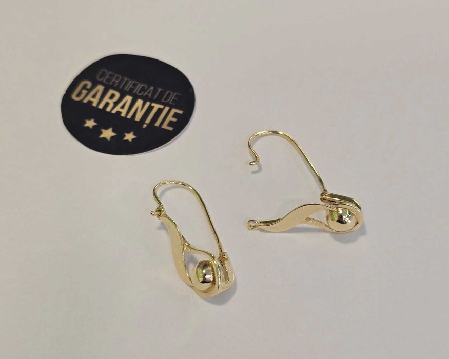 Cercei aur 14 K, 2.58 gr. (ECA 39 / b18286.1) – Garantie 2 ani