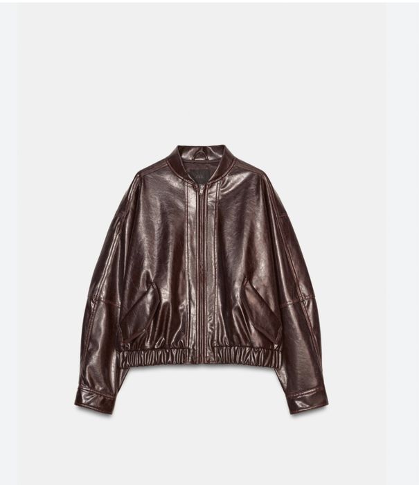 Кожено яке - кафяво