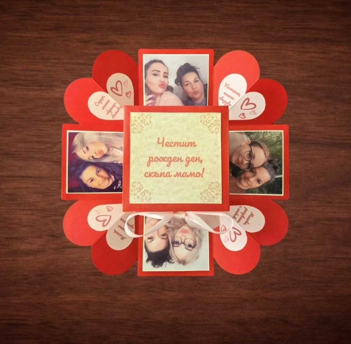 Експлодираща кутия със снимки