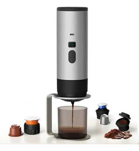 Безжична преносима кафемашина  3 в 1, 20 бара, Съвместима  Nespresso, Dolce Gusto, Мляно кафе