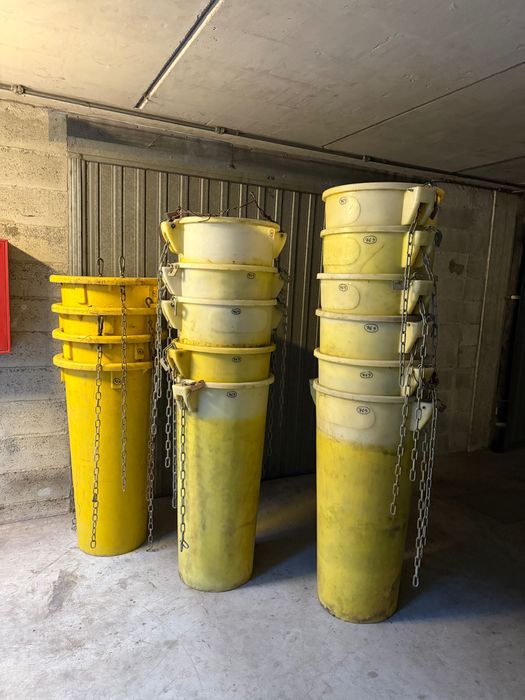 Tobogan evacuare moloz, jgheaburi 15 metri - Italia