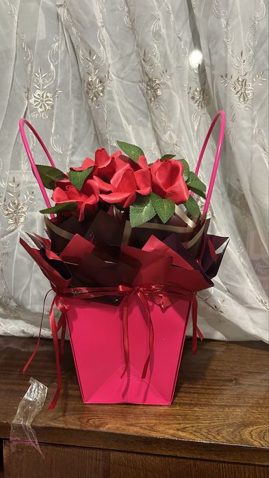 Цветы мыльные букеты 13 шт 5000